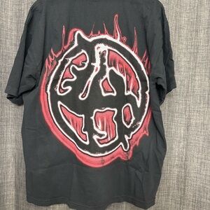 Graphic Black and Red Men's Shirt